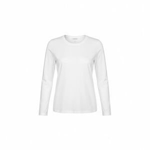 Cuddl Duds White Long Sleeve Tee